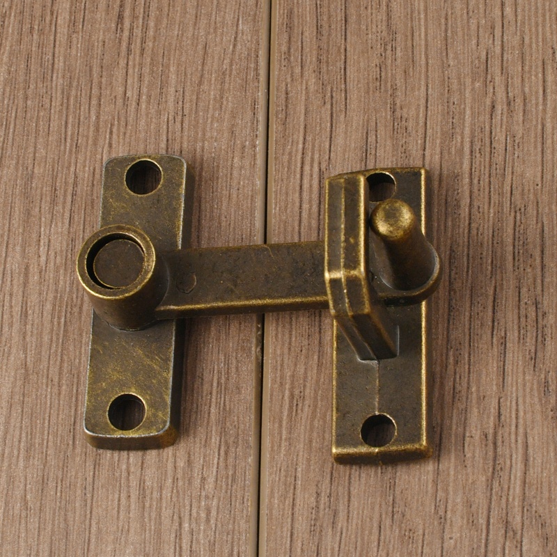 Door Chain Guard - 1 Set Bronze Schiebefenster Türschloss Griff