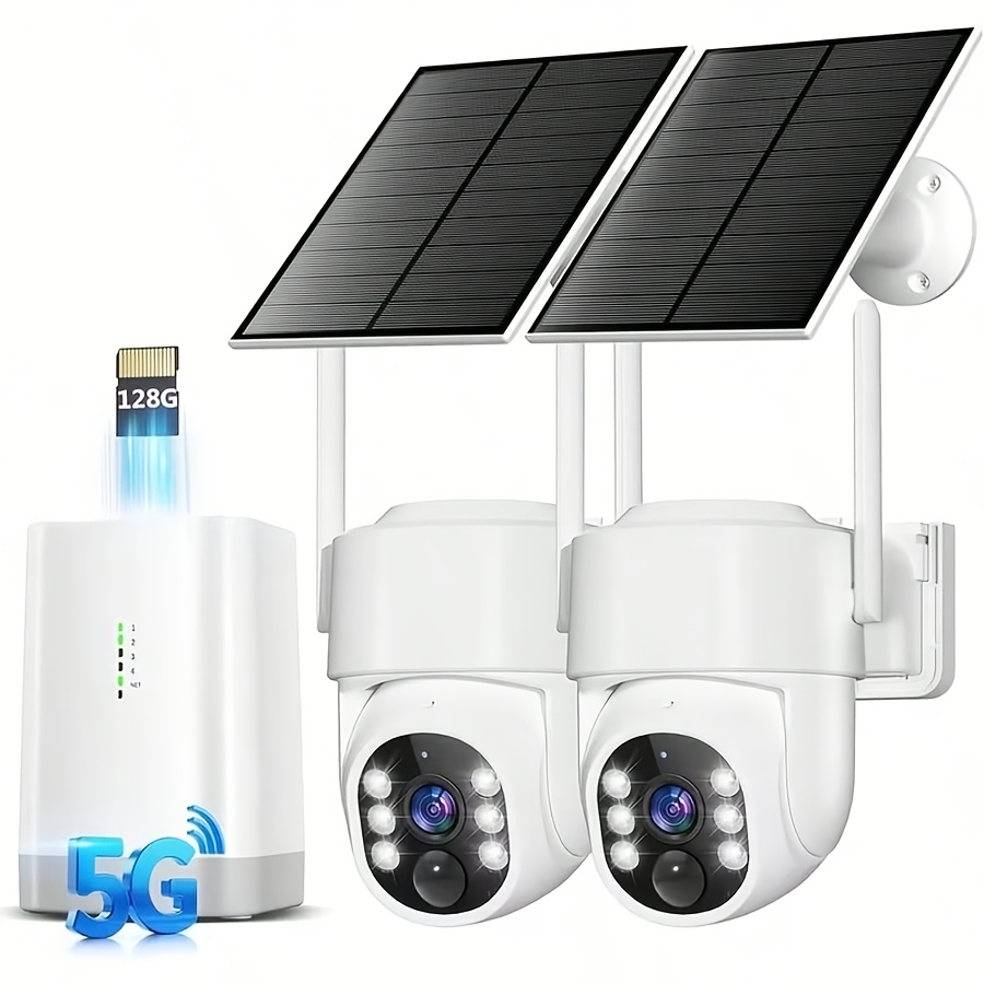 Home Security No Subscription - 4MP Sicherheitskameras Kabellos für den Außenbereich,