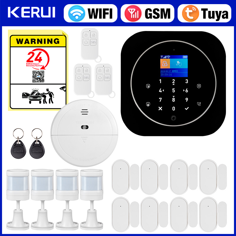 Home Security System Installation - KERUI G12 Wireless Tuya Home Alarm
