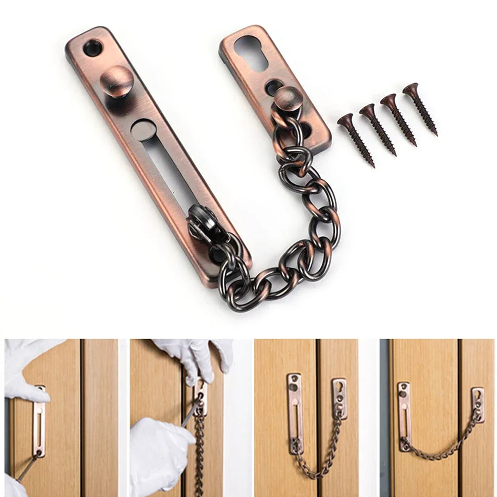 Door Chain Guard - Türkette mit Schloss, Türschloss, Riegelkette, Kindersicherheit,