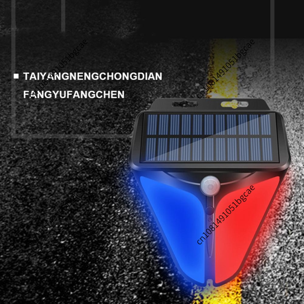 Home Security Lights Outdoors - Solar-Alarmleuchte für Zuhause Sicherheitssystem Warnleuchte Diebstahlwarnung
