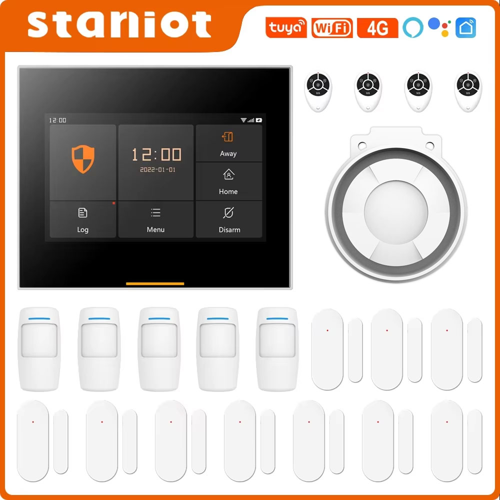 Home Security System Installation - Staniot 433MHz Drahtloses WLAN 4G Smart