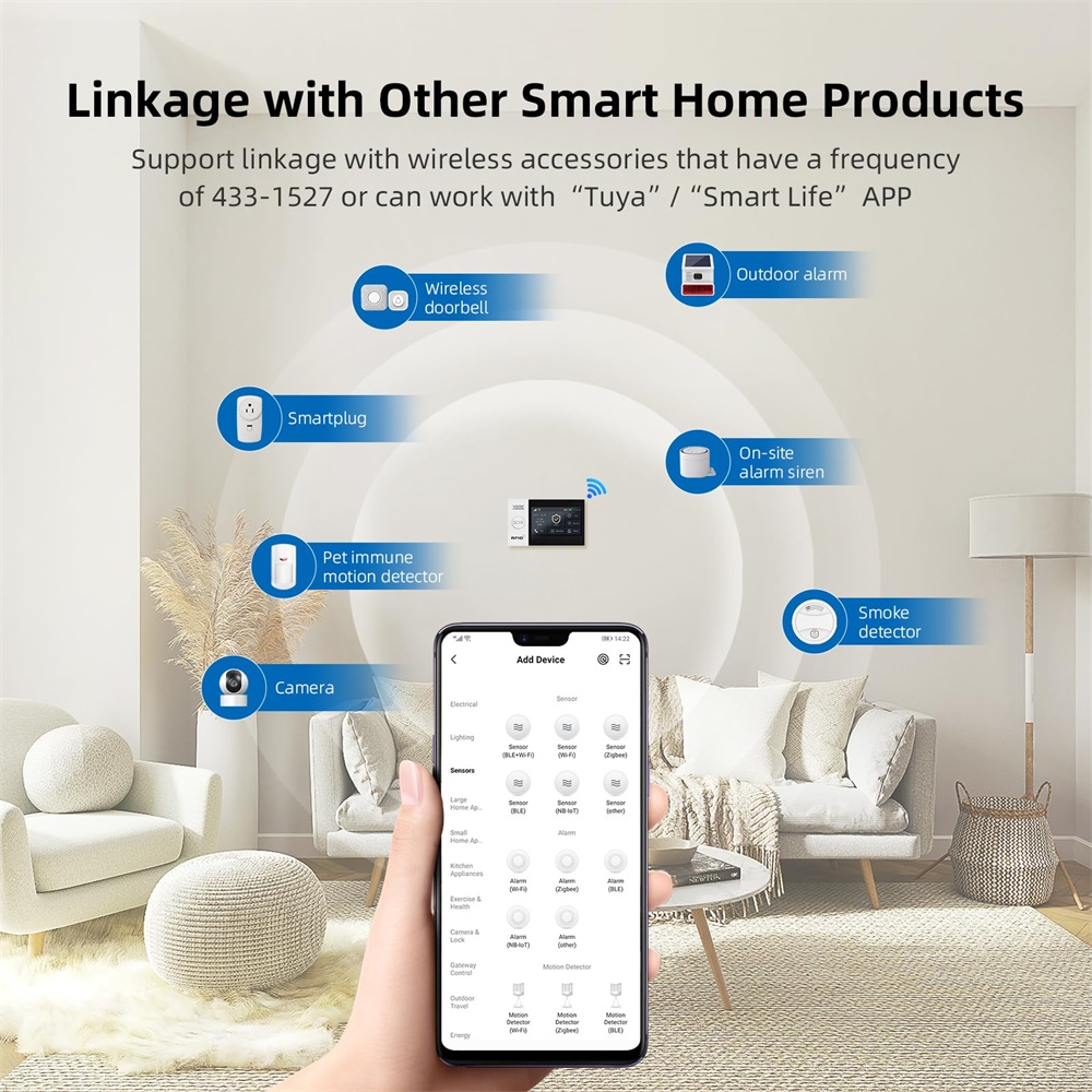 2,4G WIFI Smart GSM Alarmsyste – Home Security System Installation Bewertung und Preis