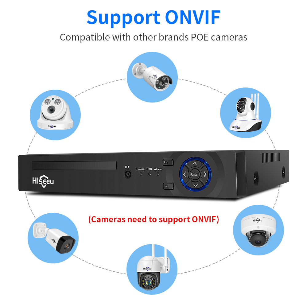 Hiseeu 4CH 10CH 16CH 4K 8MP 5M – Home Security And Cameras Bewertung und Preis
