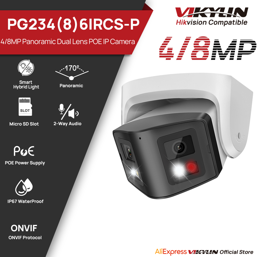 Vikylin 4/8MP Panorama-Smart-D – Home Security Lights Outdoors Bewertung und Preis