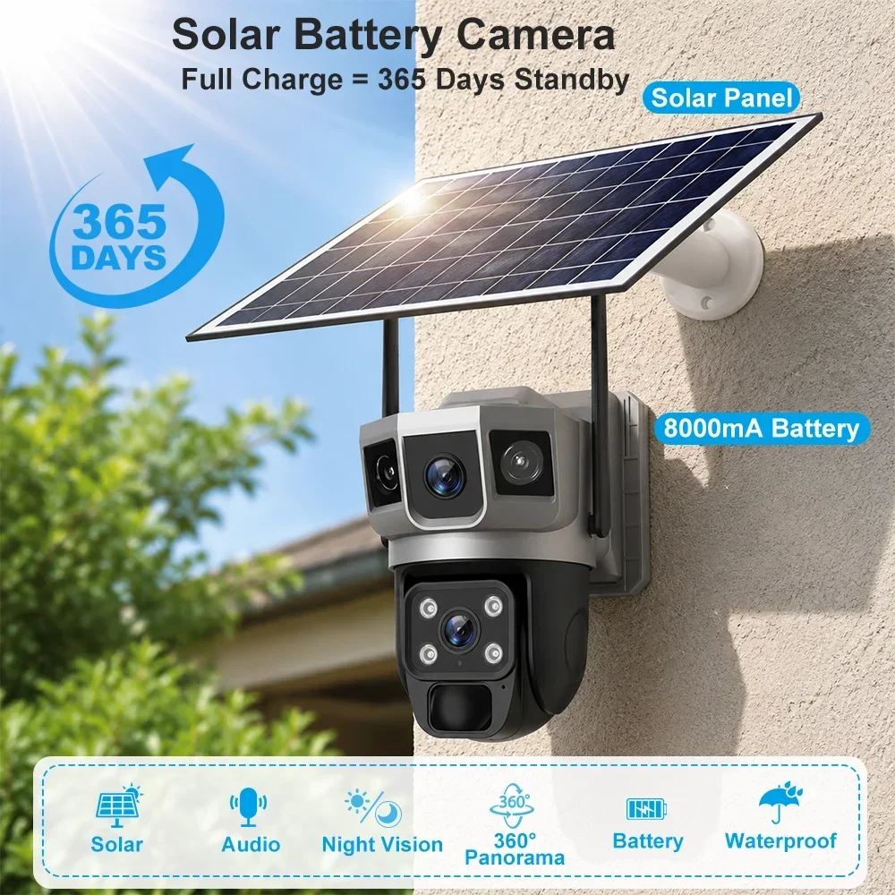 V380 4K 3-Bildschirm 4G-Kamera – Home Security Product Bewertung und Preis