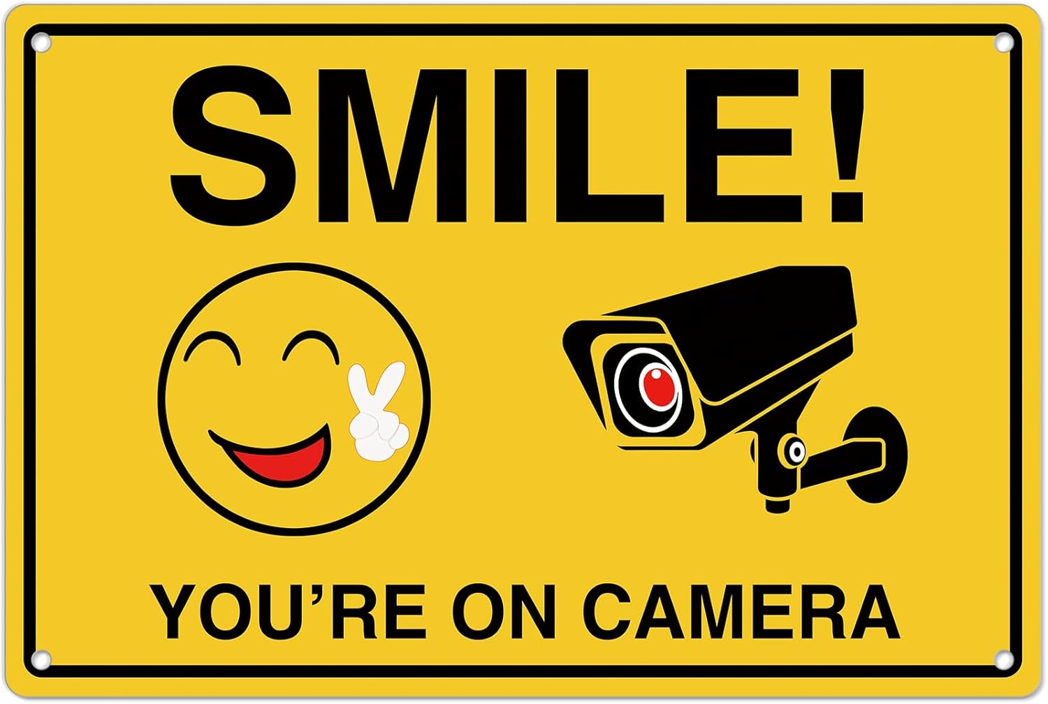 Smile Youre On Kameraschilder; – Home Security And Cameras Bewertung und Preis