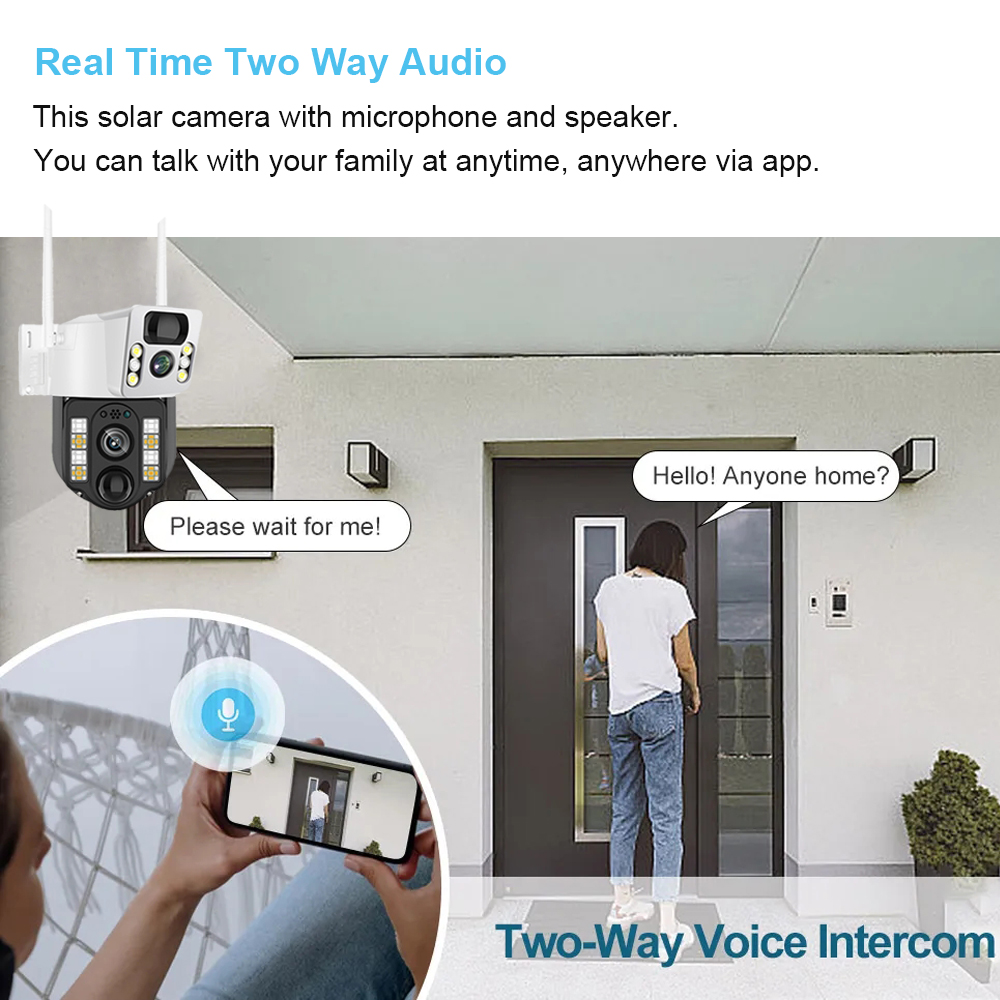 Wifi/4g solar kamera ip cctv ü – Home Security Product Bewertung und Preis