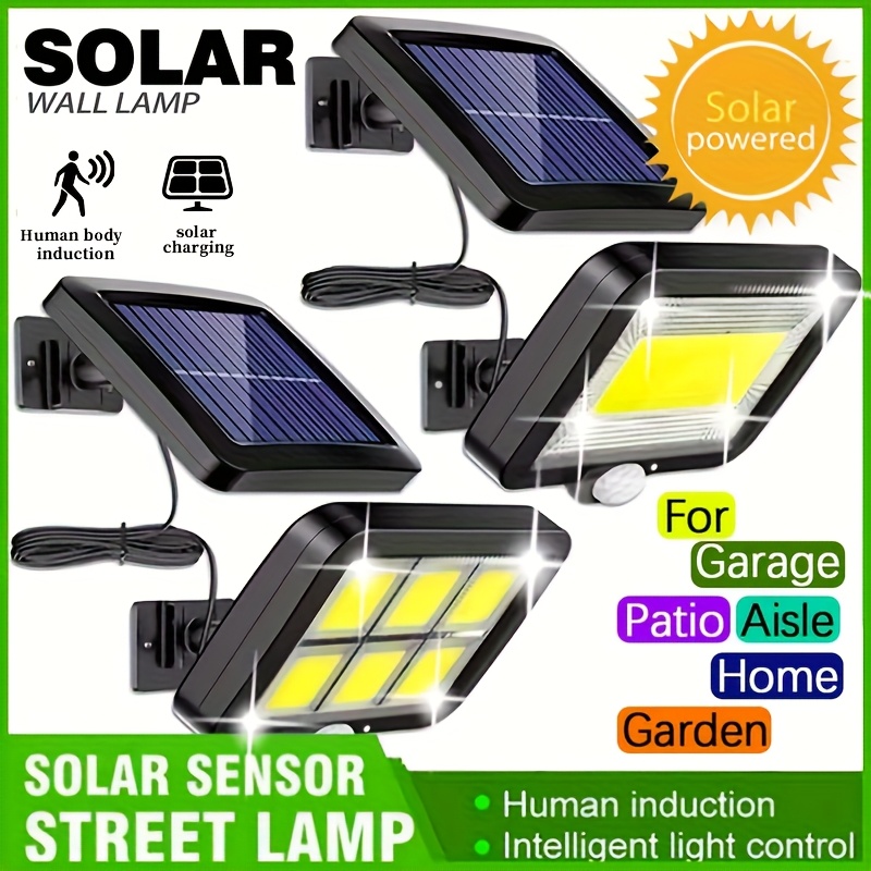LED Solar Split Wand Lampe Im  – Home Security Lights Outdoors Bewertung und Preis