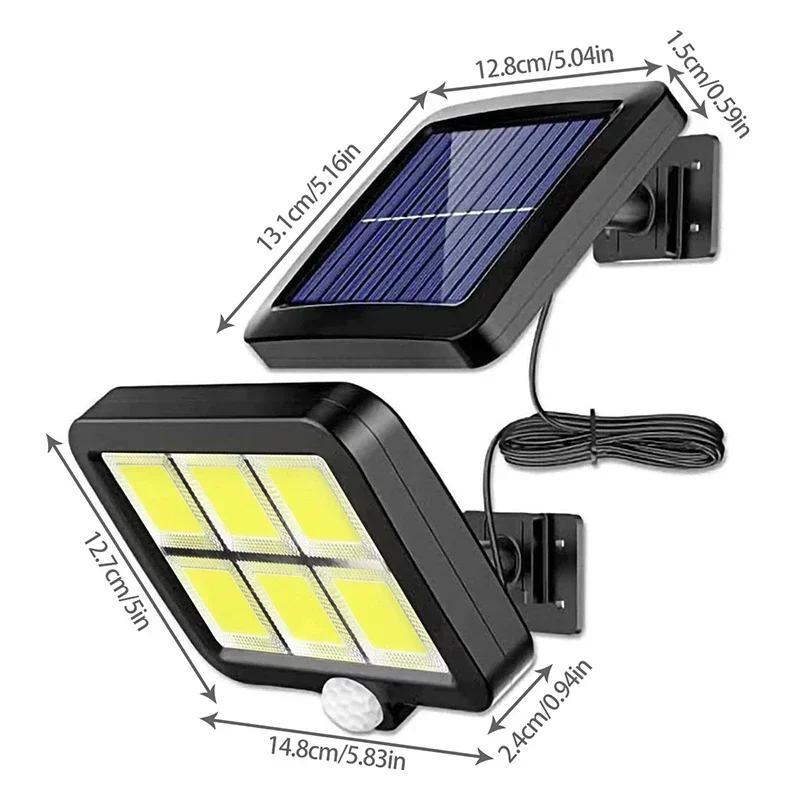 LED Solar Split Wand Lampe Im  – Home Security Lights Outdoors Bewertung und Preis