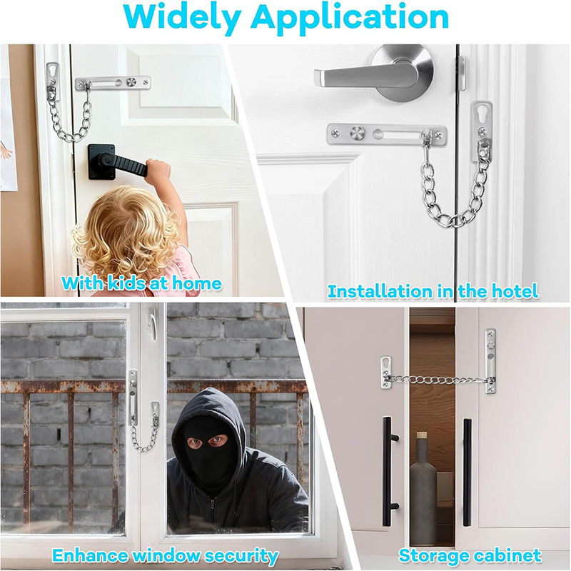 Edelstahl-Türkettenschloss mit – Door Chain Guard Bewertung und Preis