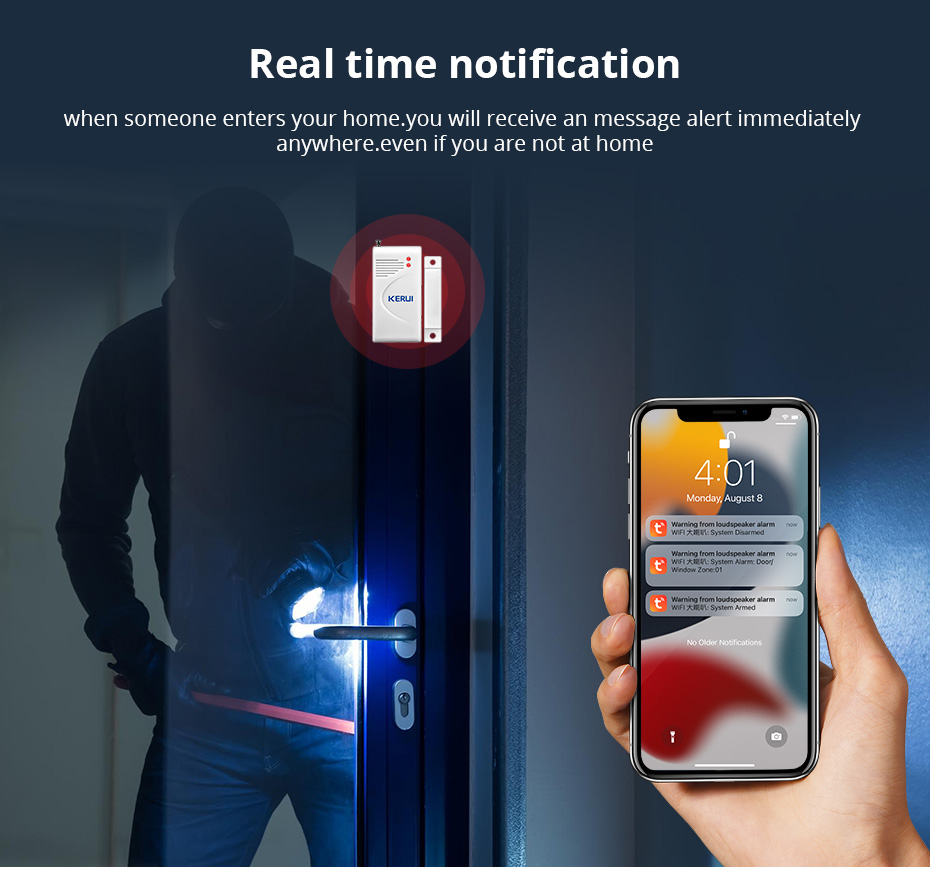 Kerui Tuya Wifi laut Lautsprec – Home Security System Installation Bewertung und Preis