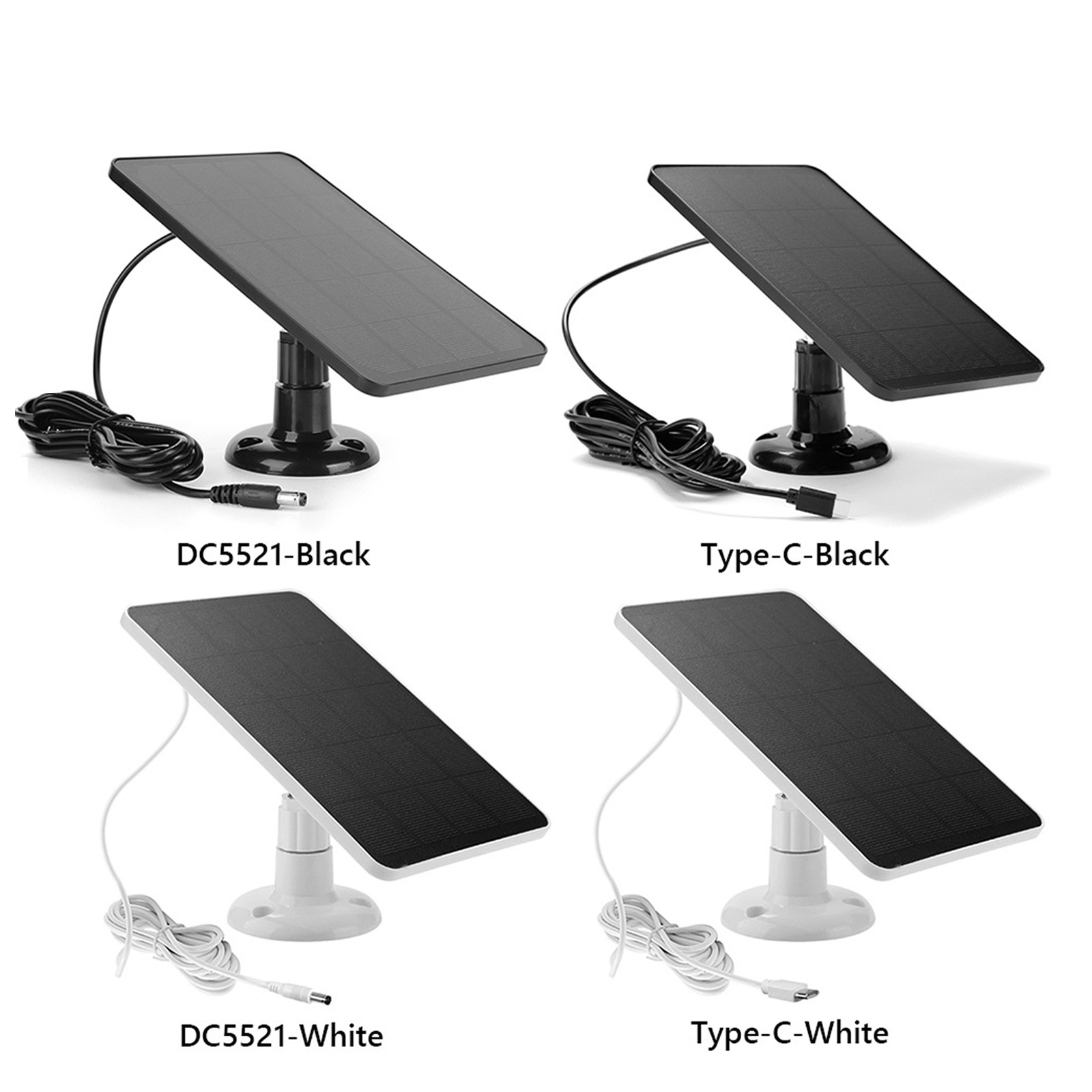 10W 5V Solarpanel DC5521 Typ-C – Home Security Lights Outdoors Bewertung und Preis