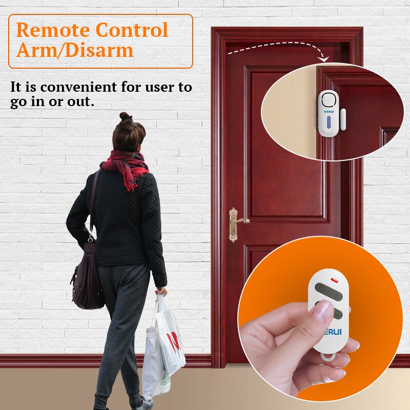 KERUI 120DB Drahtlose Tür/Fens – Home Security System Installation Bewertung und Preis