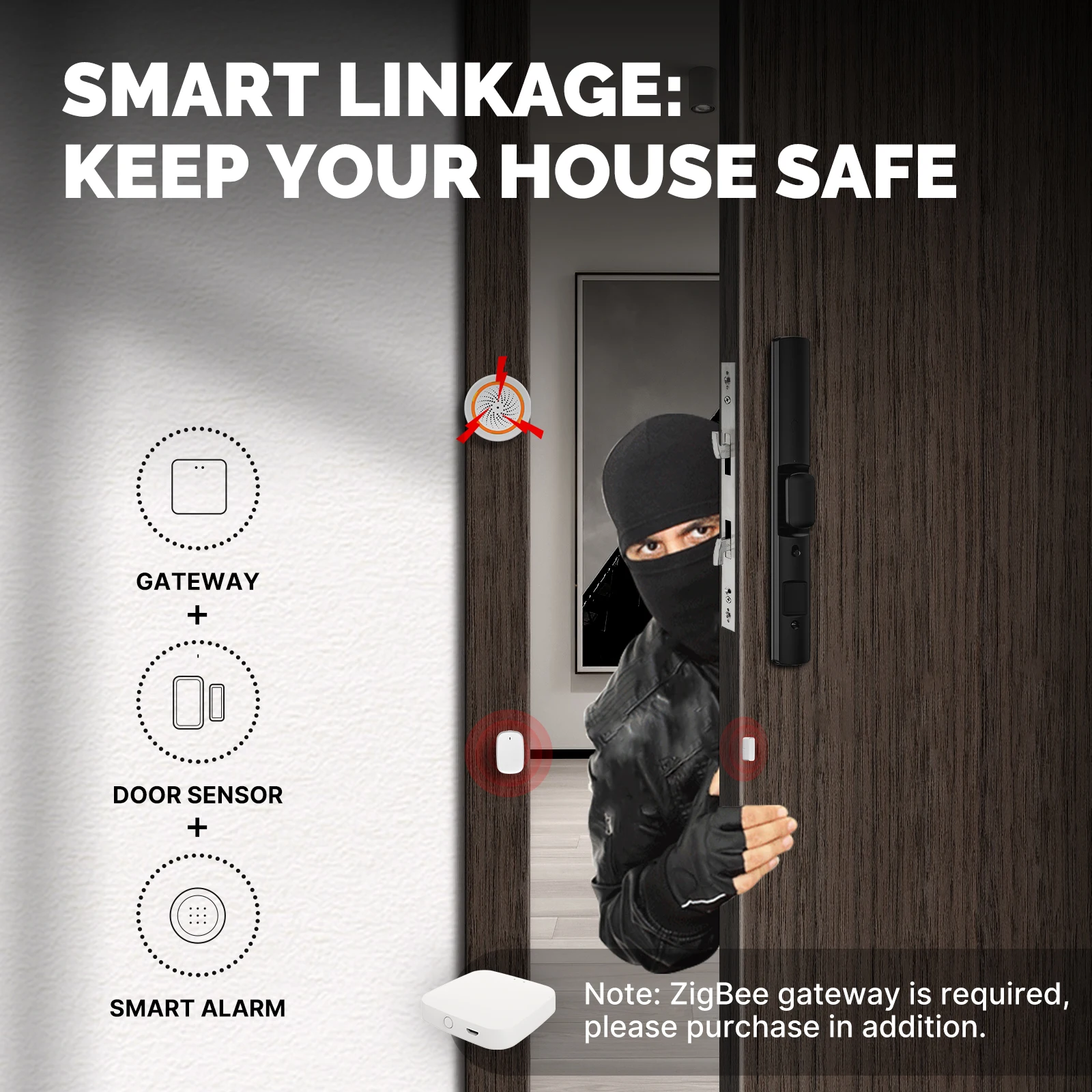 MOES Tuya ZigBee Smart Fenster – Home Security System Installation Bewertung und Preis